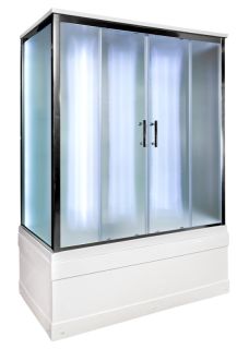 Душевая кабина AvaCan EM4517 с LED-подсветкой 170x90 см